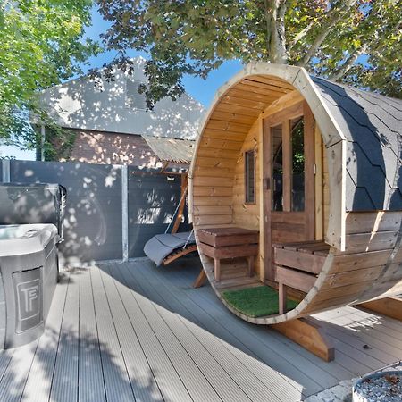 Strand Thema Vakantiewoning Bij B&B Gezond Aan Zee - Toegang Wellnesstuin Meerprijs 우도르프 외부 사진